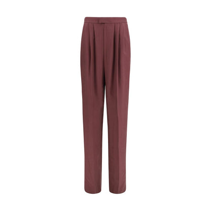 Saint Laurent Lila Seidenhose
