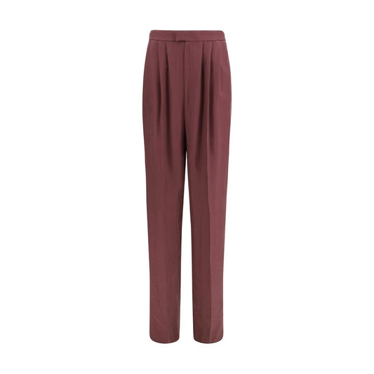 Saint Laurent Lila Seidenhose
