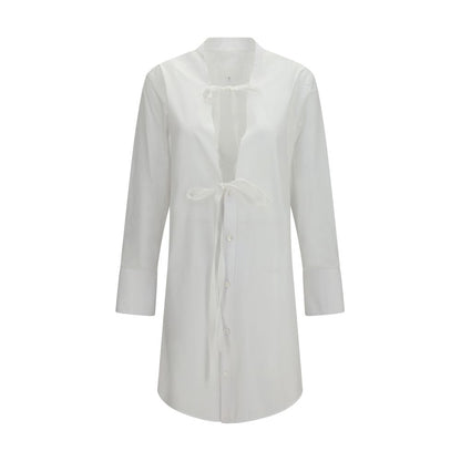 Maison Margiela Weißes Baumwoll-Freizeitkleid