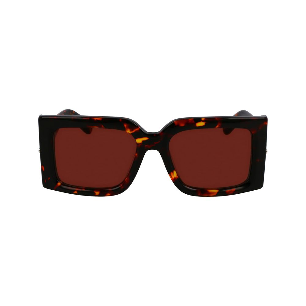 Ferragamo Braune Sonnenbrille aus Acetat
