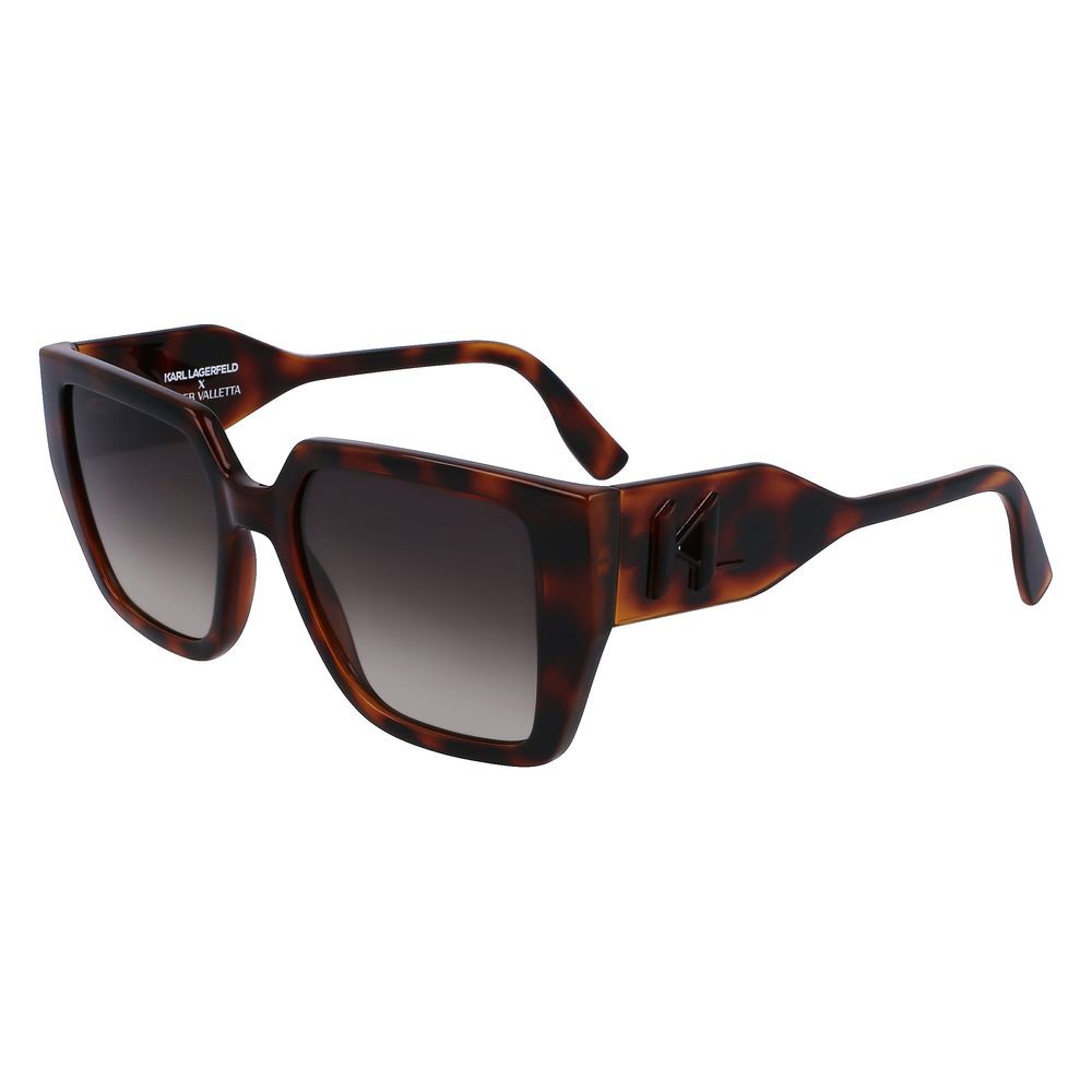 Karl Lagerfeld Braune Spritzguss-Sonnenbrille