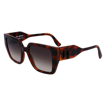Karl Lagerfeld Braune Spritzguss-Sonnenbrille