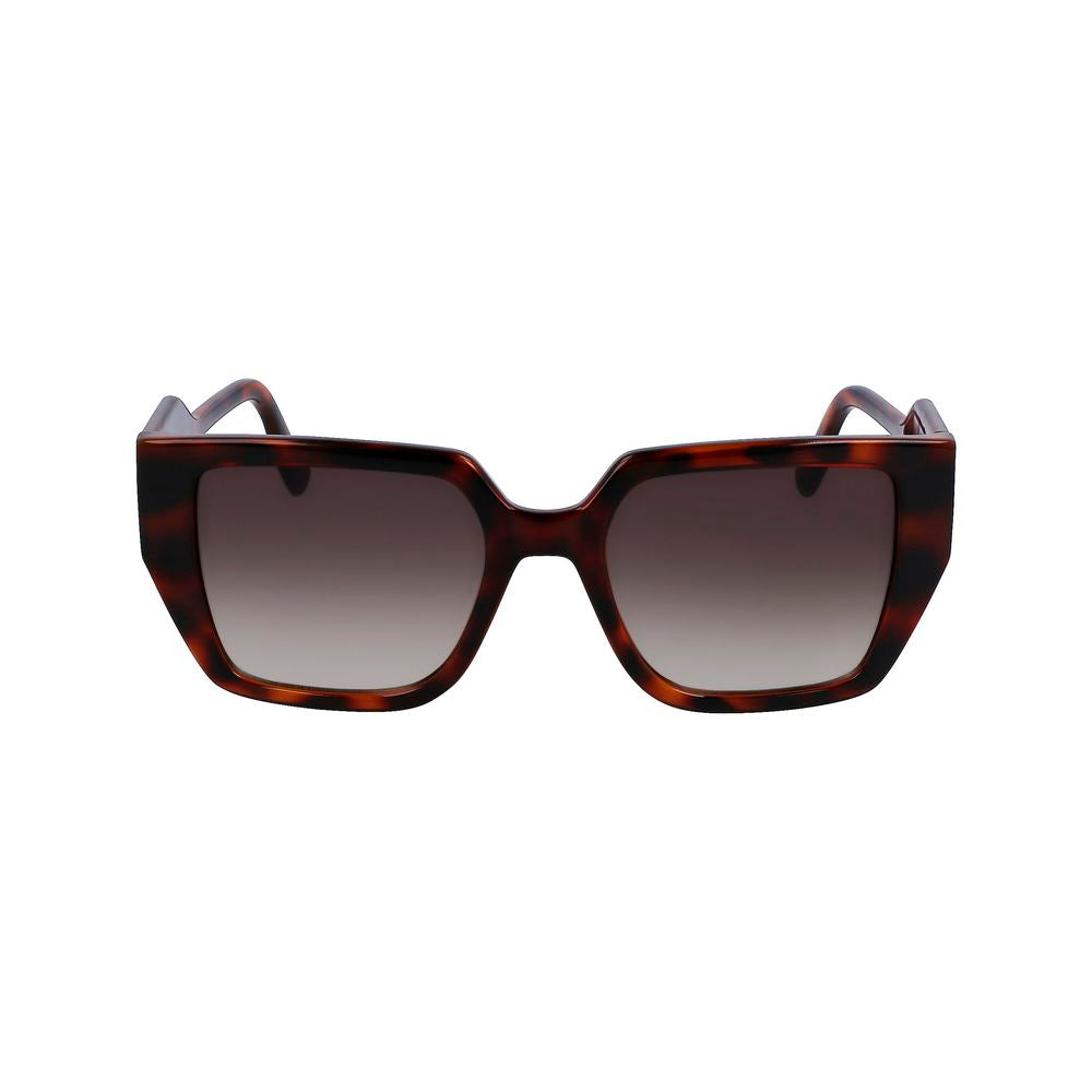 Karl Lagerfeld Braune Spritzguss-Sonnenbrille