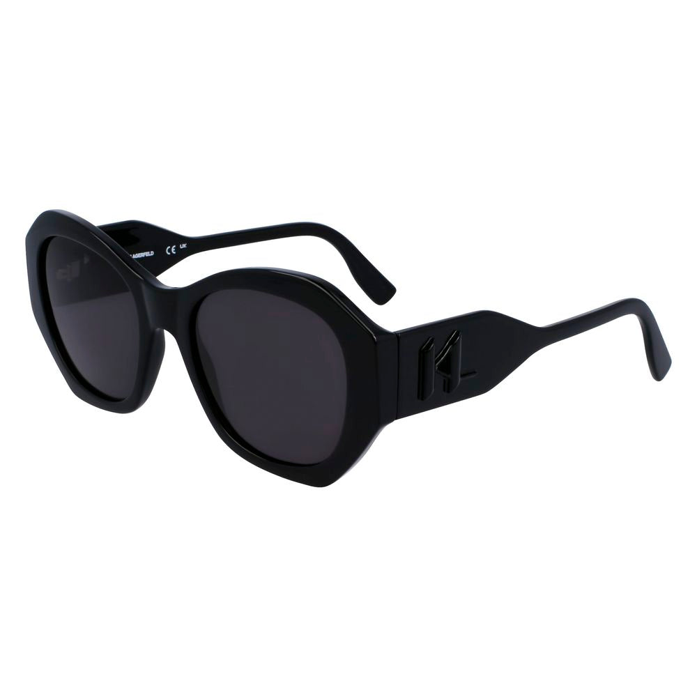 Karl Lagerfeld Schwarze Sonnenbrille aus injected Material