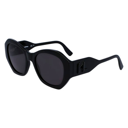 Karl Lagerfeld Schwarze Sonnenbrille aus injected Material