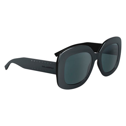 Karl Lagerfeld Graue Sonnenbrille mit Einspritzung