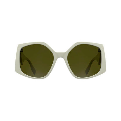 Karl Lagerfeld Weiße Sonnenbrille aus injected Material