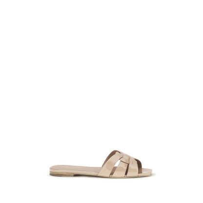 Saint Laurent Multicolor Calf Leather Bos Taurus Sandalen