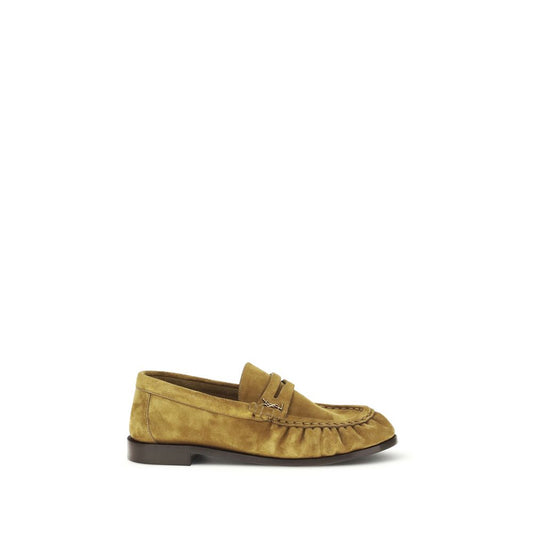 Saint Laurent Beige Kalbsleder Bos Taurus Slipper-Loafer