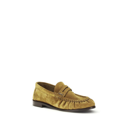 Saint Laurent Beige Kalbsleder Bos Taurus Slipper-Loafer