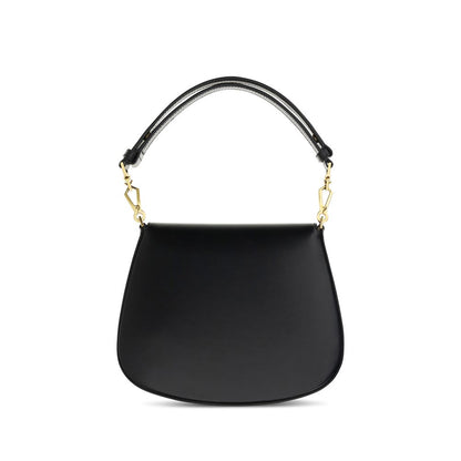 Saint Laurent Schwarze Kalbsleder Bos Taurus Handtasche