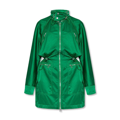 Bottega Veneta Zweifarbiger Baumwollparka