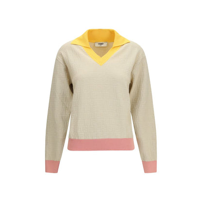 Fendi Beige Baumwoll-Sweatshirt