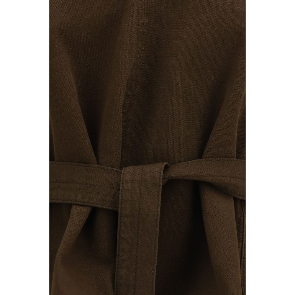 Lemaire Braune Baumwollbluse