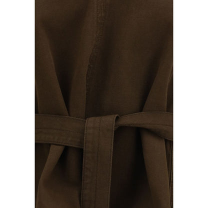 Lemaire Braune Baumwollbluse
