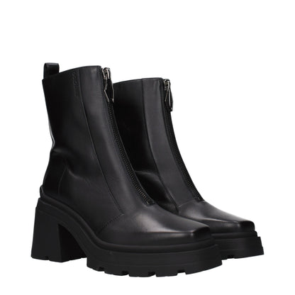 Jimmy Choo Schwarze Leder-Stiefeletten
