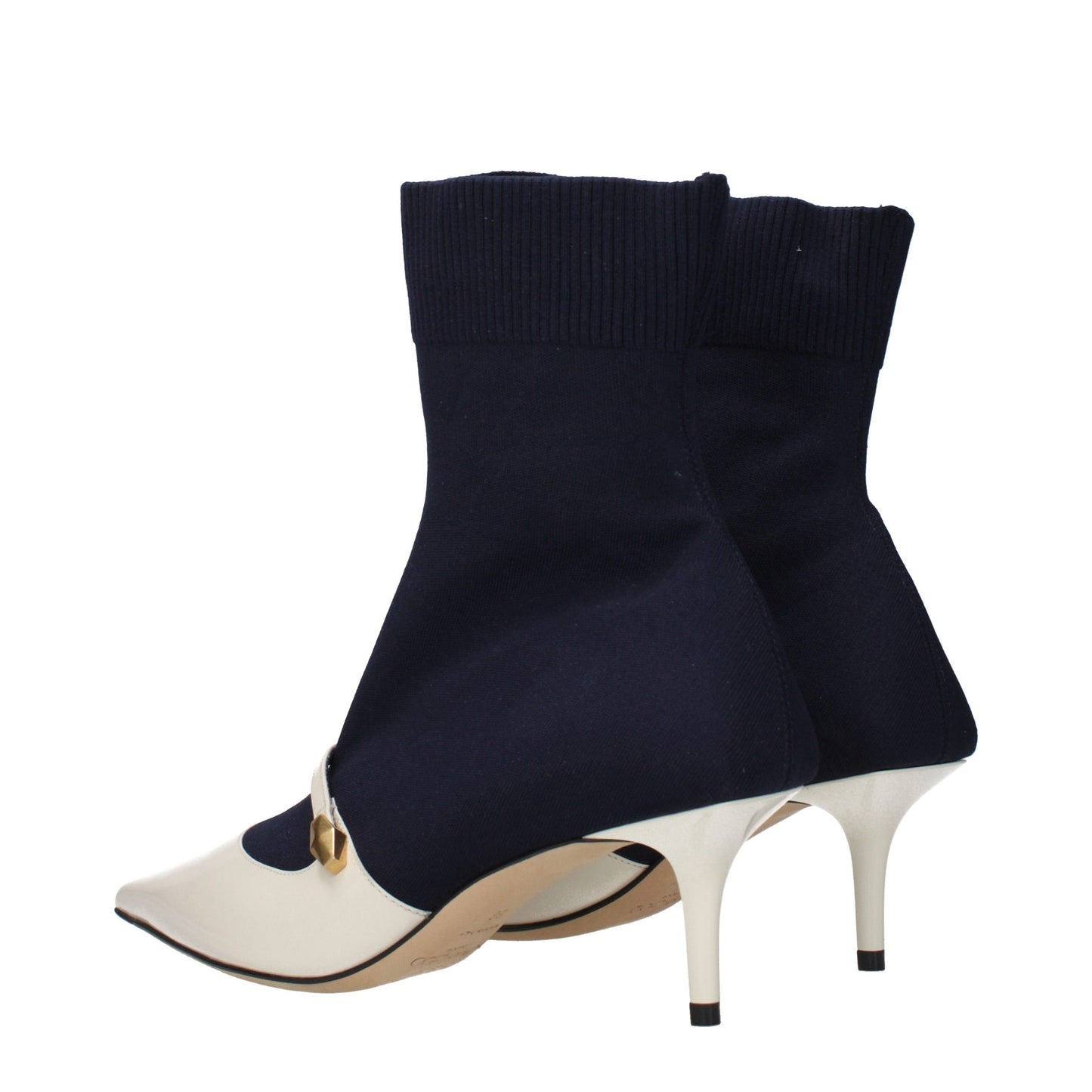 Jimmy Choo Blaue Ankle Boots aus Stoff