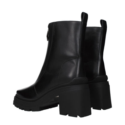 Jimmy Choo Schwarze Leder-Stiefeletten