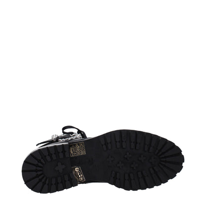 Jimmy Choo Schwarze Leder-Stiefeletten