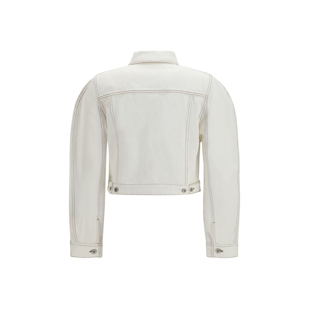 Jacquemus Weiße Jeansjacke aus Baumwolle