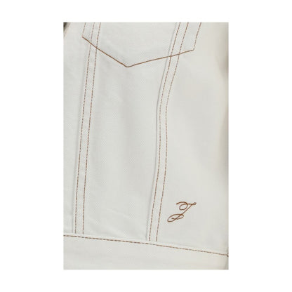 Jacquemus Weiße Jeansjacke aus Baumwolle