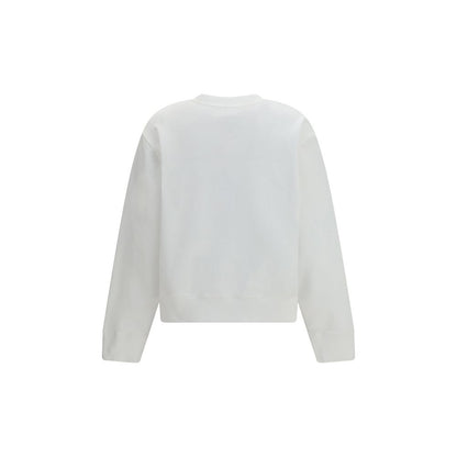 MM6 Weißes Baumwoll-Sweatshirt