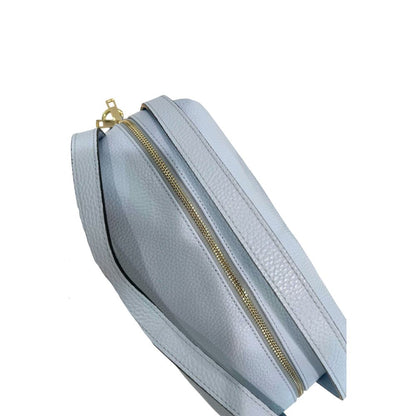 Baldinini Trend Blaue Clutch aus Rindsleder