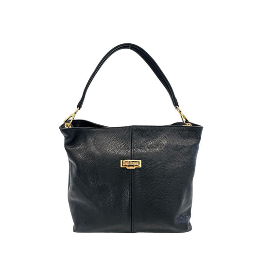 Baldinini Trend Schwarze Leder Damentasche