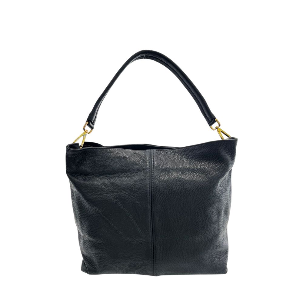 Baldinini Trend Schwarze Leder Damentasche