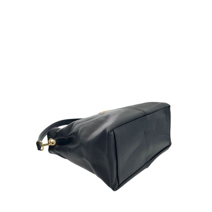 Baldinini Trend Schwarze Leder Damentasche