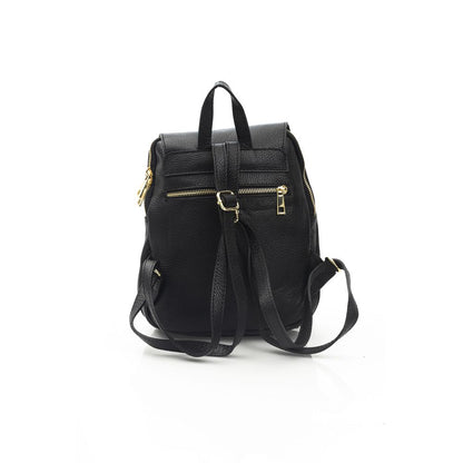 Baldinini Trend Schwarze Leder Damentasche