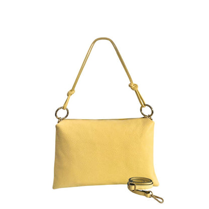 Baldinini Trend Zweifarbige Clutch aus Rindsleder