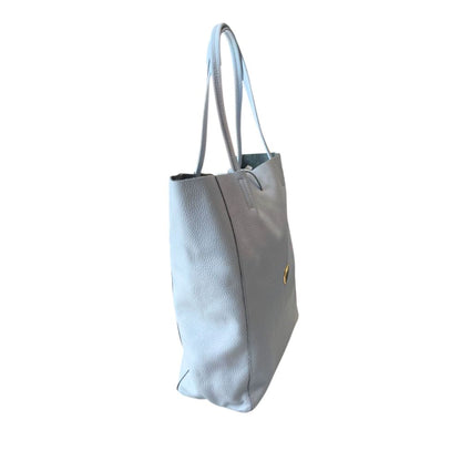 Baldinini Trend Blaue Clutch aus Rindsleder