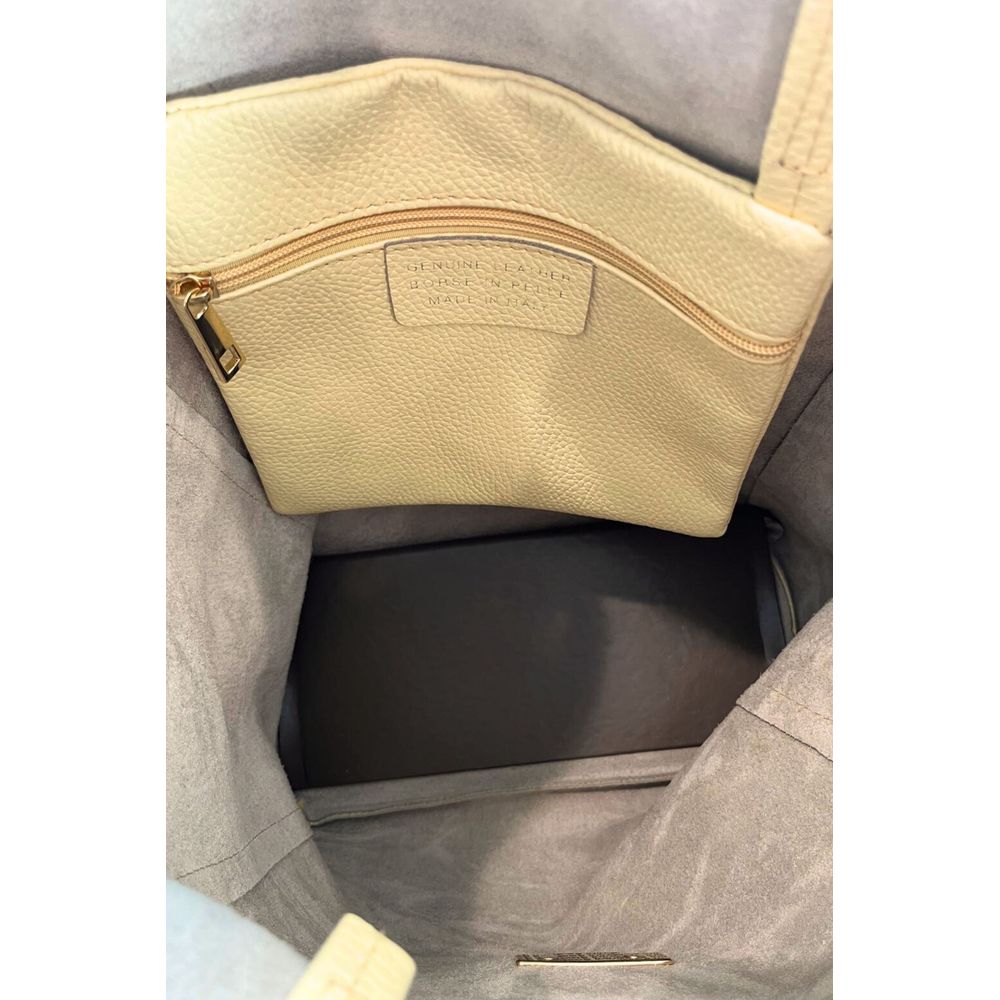 Baldinini Trend Zweifarbige Clutch aus Rindsleder