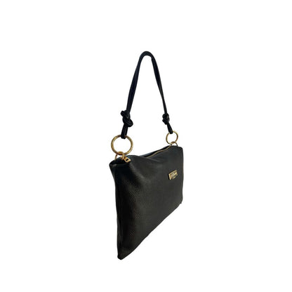 Baldinini Trend Schwarze Leder Damentasche