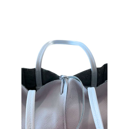 Baldinini Trend Blaue Clutch aus Rindsleder