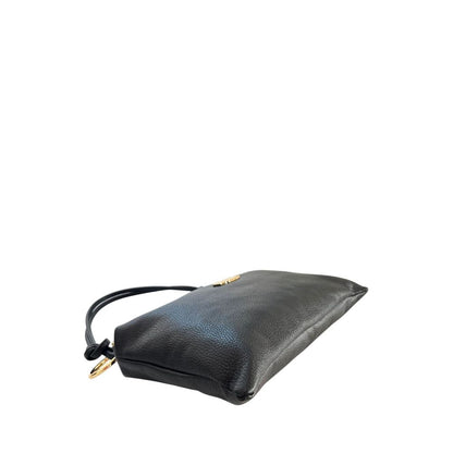 Baldinini Trend Schwarze Leder Damentasche
