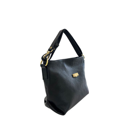 Baldinini Trend Schwarze Clutch aus Rindsleder