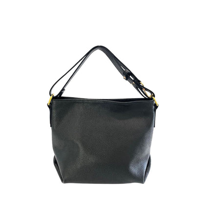 Baldinini Trend Schwarze Clutch aus Rindsleder