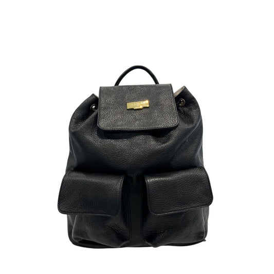 Baldinini Trend Schwarzer Lederrucksack für Damen