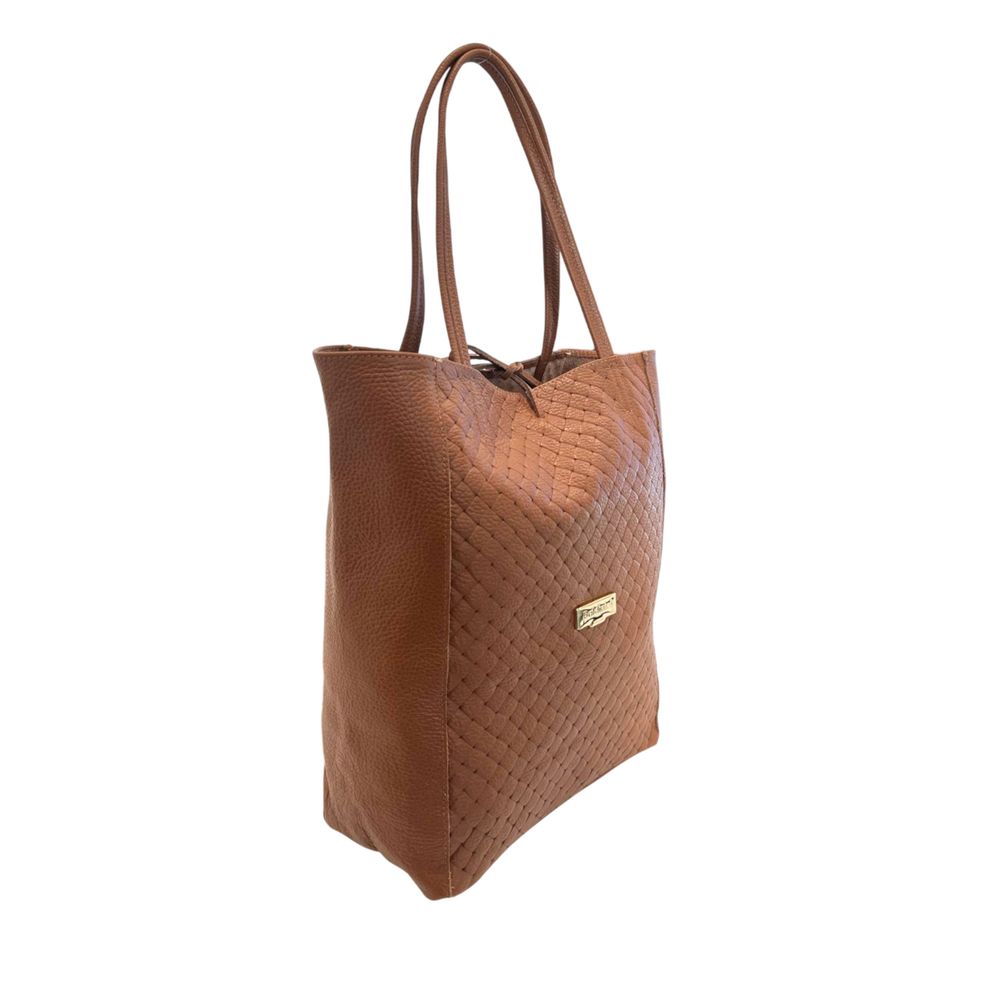 Baldinini Trend Braune Leder Damentasche