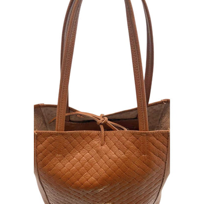 Baldinini Trend Braune Leder Damentasche
