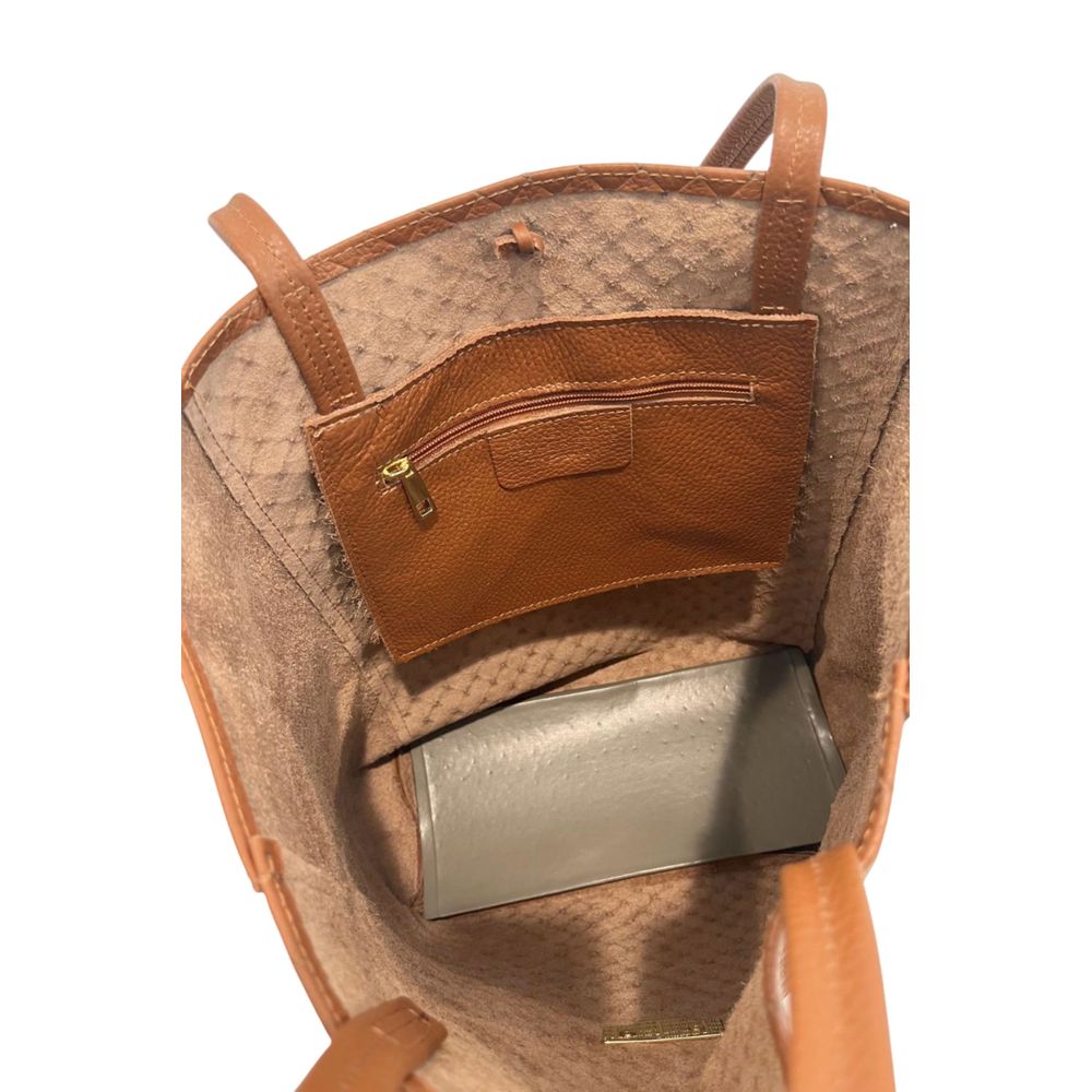 Baldinini Trend Braune Leder Damentasche