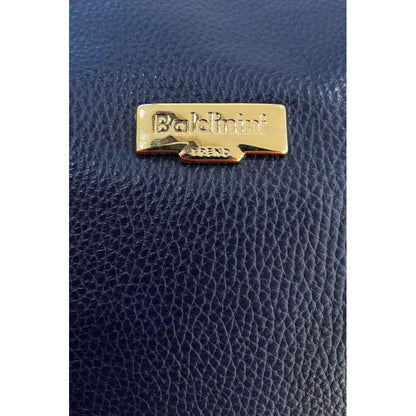 Baldinini Trend Blaue Clutch aus Rindsleder