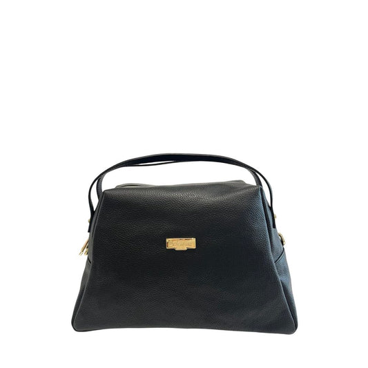 Baldinini Trend Schwarze Clutch aus Rindsleder