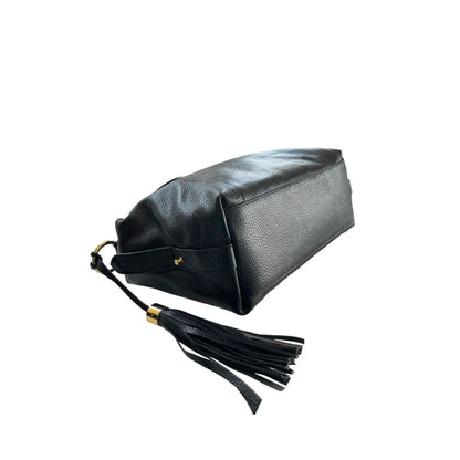 Baldinini Trend Schwarze Leder Damentasche