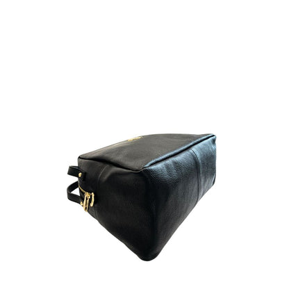 Baldinini Trend Schwarze Clutch aus Rindsleder