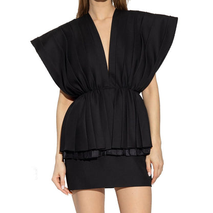 Gucci Schwarzes Wollkleid für den Alltag