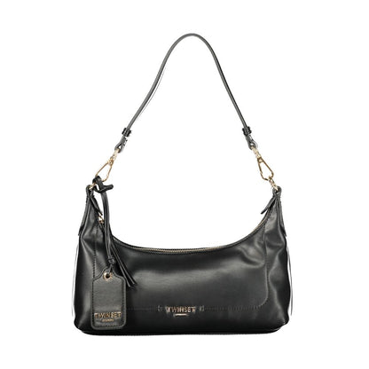 Twinset Schwarze Handtasche aus Polyethylen