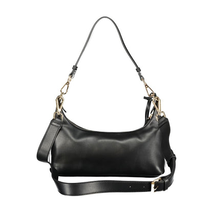 Twinset Schwarze Handtasche aus Polyethylen